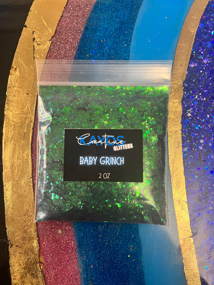 Baby Grinch | Chunky Glitter Mix