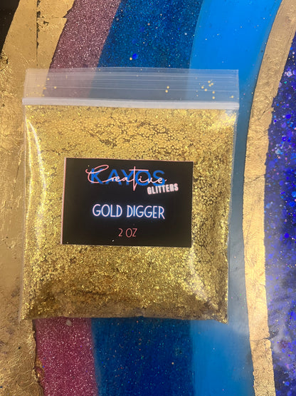 Gold Digger | Chunky Glitter Mix