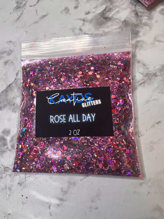 Rose All Day | Chunky Glitter Mix