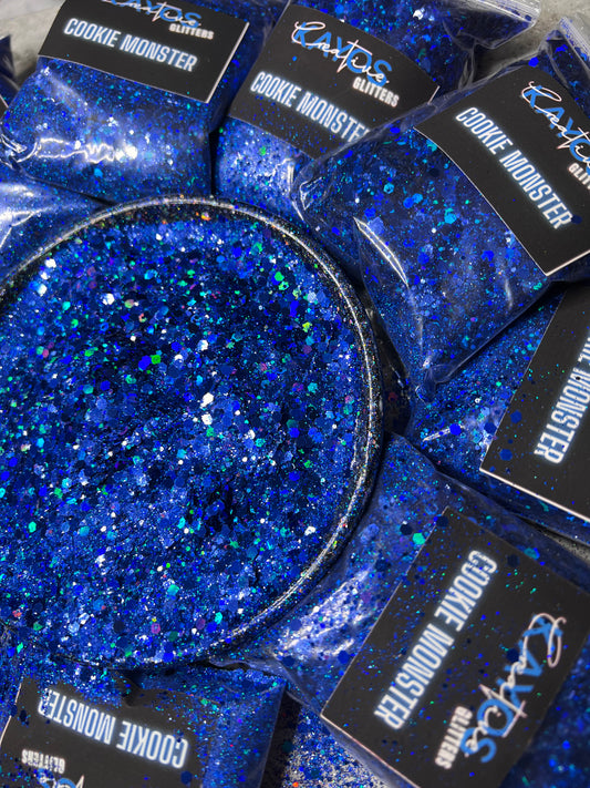 Cookie Monster | Chunky Glitter Mix